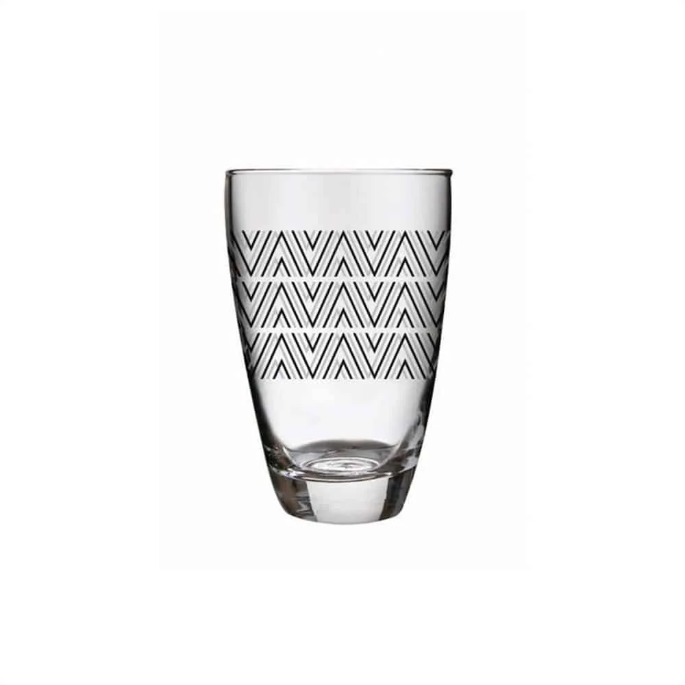 Vaso Vidrio Refresco Nadir 420 Ml Grafite