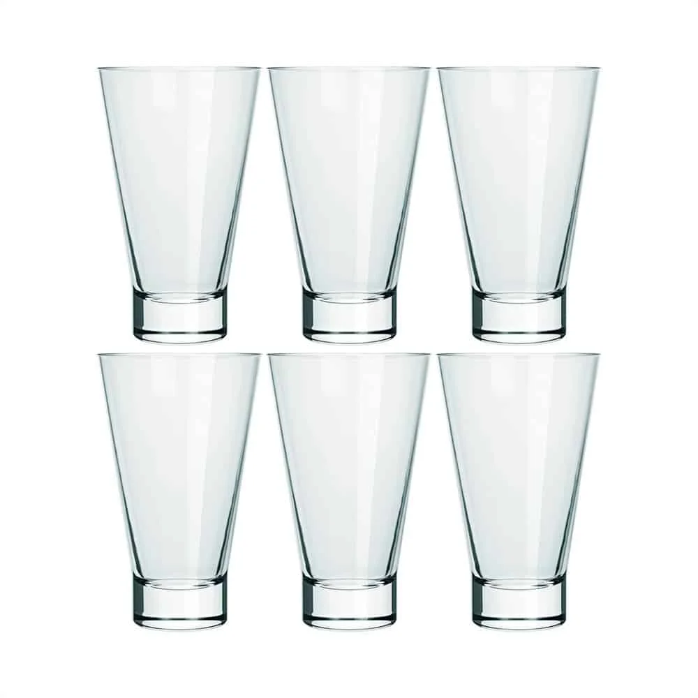 Vaso Vidrio Refresco Nadir 400 Ml Ilhabela X6 Unid.