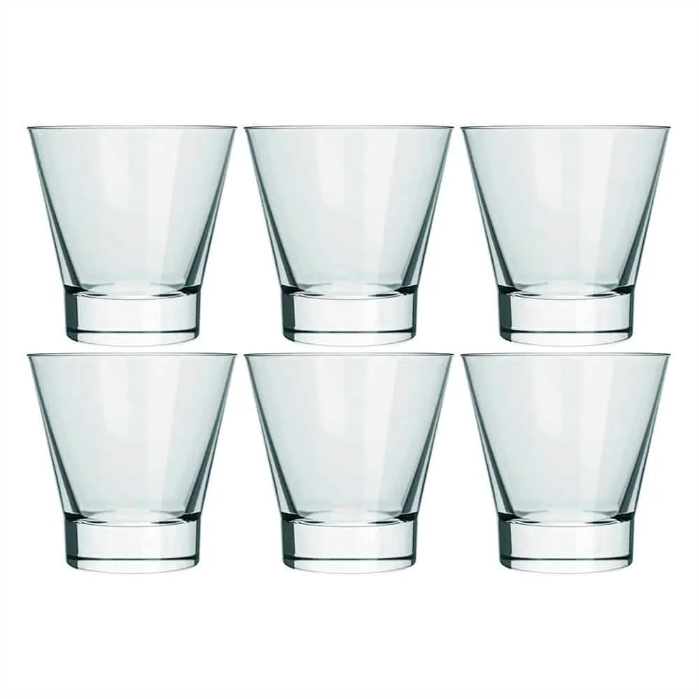 Vaso Vidrio Whisky Nadir 350 Ml Ilhabela X6 Unid.