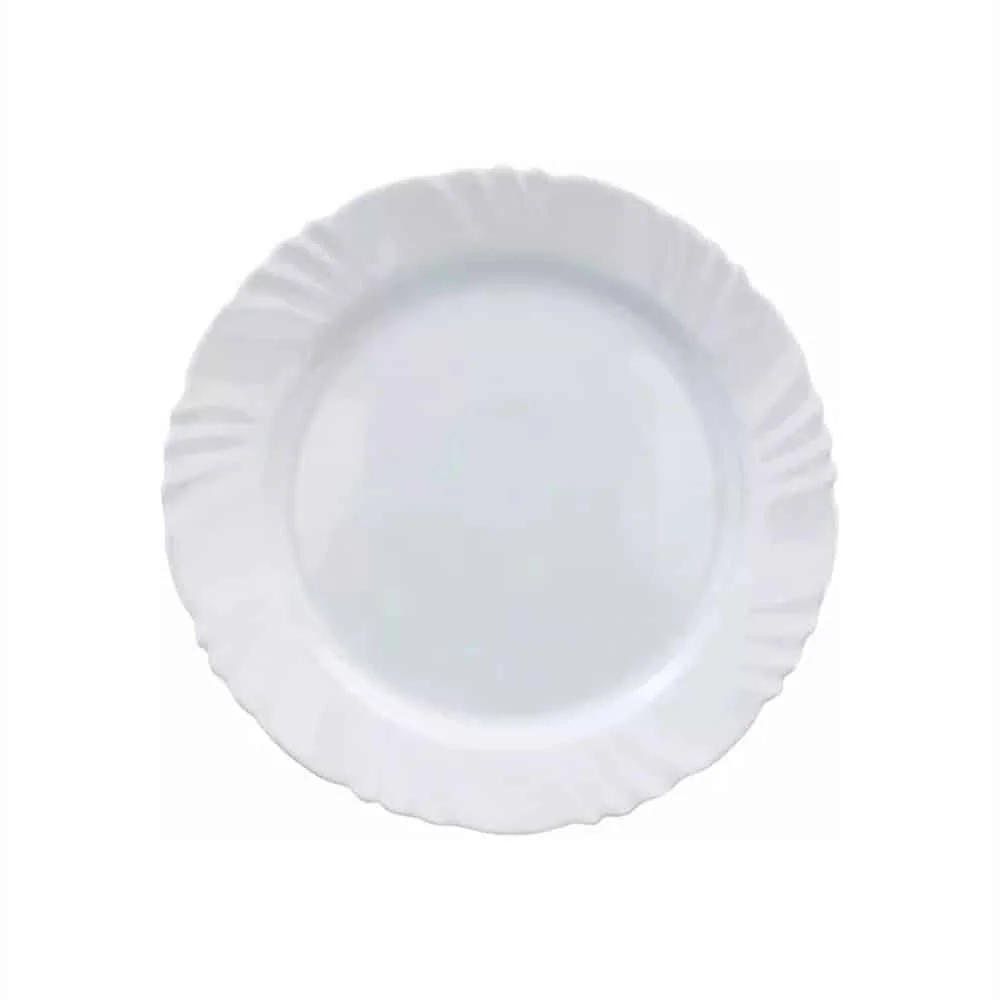 Plato Llano Duralex Opaline Petala 25,5 Cm