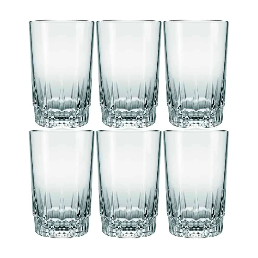 Vaso Vidrio Agua Nadir 240 Ml Vegas X6 Unid.