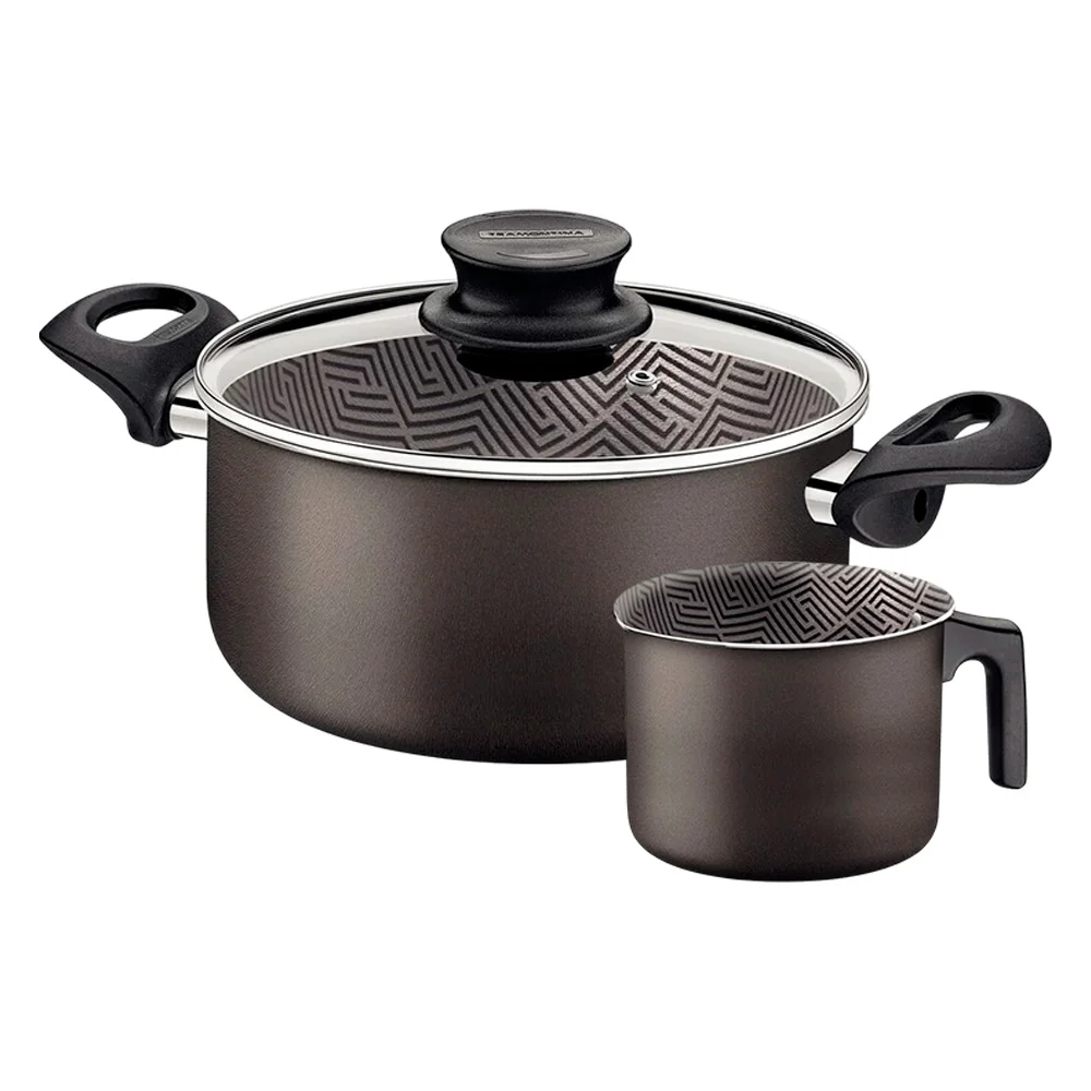 Juego Tramontina Kit Olla Hervidor 2 Piezas Antiadherente