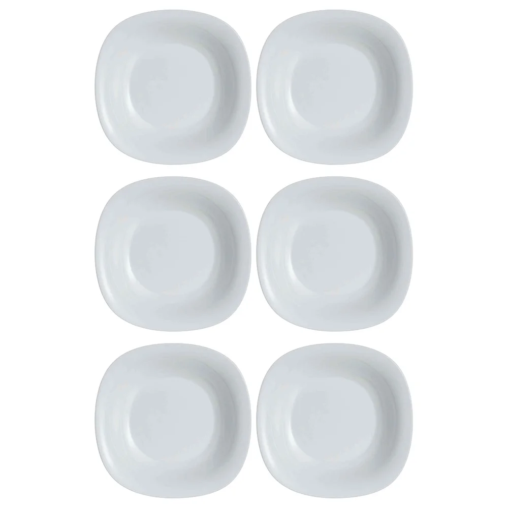 Plato Hondo Vidrio Luminarc 21 Cm Granite Carine X6 Unid